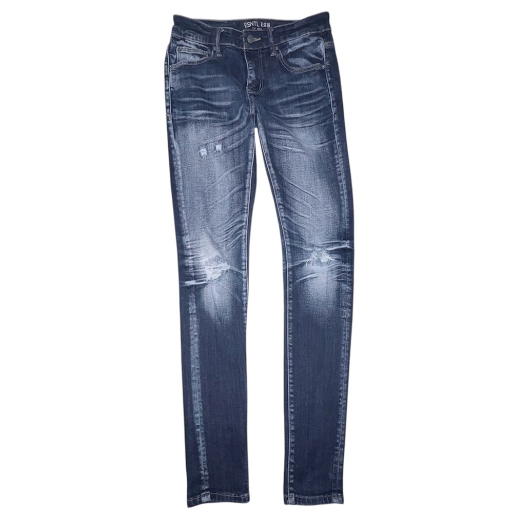 ESNTL LAB Dark Blue Skinny Jeans